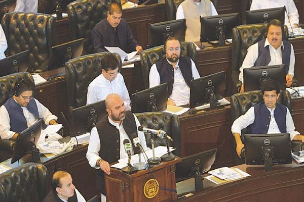  Taimur Jhagra presents KPK budget with total outlay of Rs1.33 Trillion