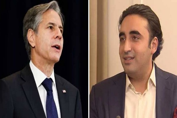  US secretary of state telephones FM Bilawal Bhutto Zardari