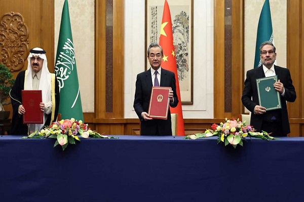  Iran and KSA ties are improving following the agreement: China