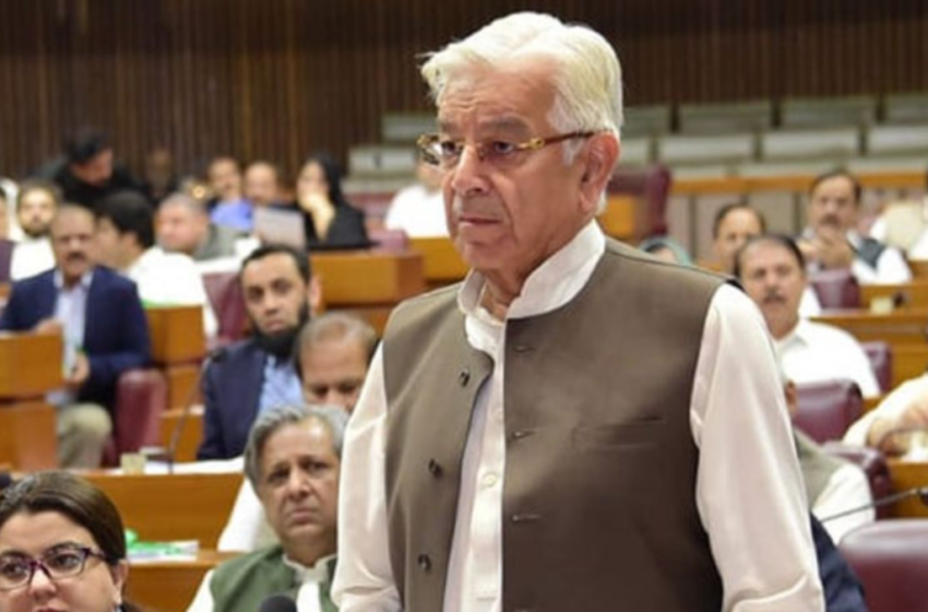  Khawaja Asif Opposes Talks with PTI