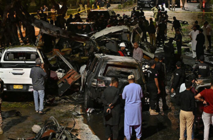  Deadly Suicide Bomb Blast Targets Chinese Convoy in Karachi